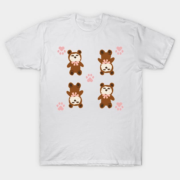 Beary beary cute dog maltipoo T-Shirt by PatternbyNOK